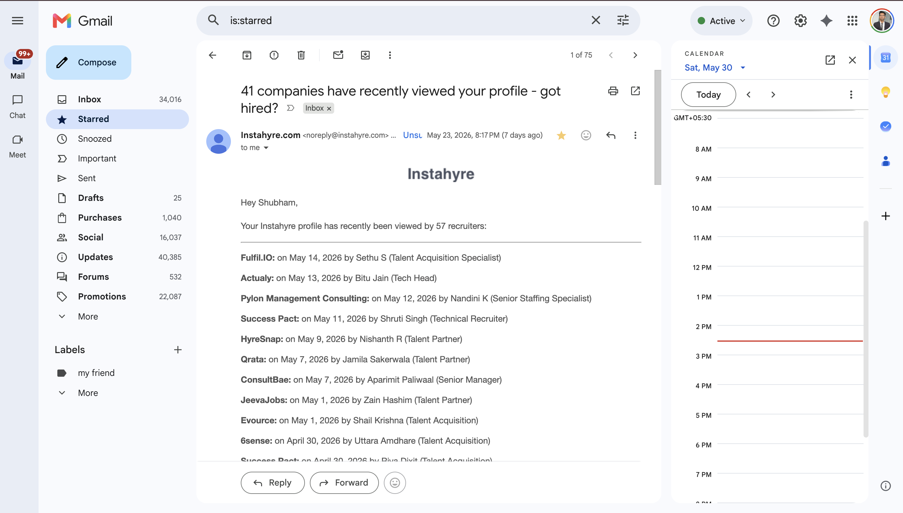 Email Snapshot 1